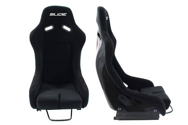 Racing seat SLIDE R1 material Black L, Seats \ Sport