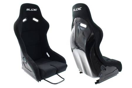 Racing seat SLIDE R1 material Black S