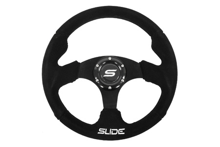Steering wheel SLIDE 320mm offset:20mm Suede Black