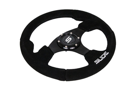 Steering wheel SLIDE 320mm offset:20mm Suede Black