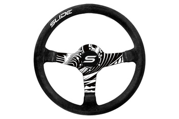 Steering wheel SLIDE 350mm offset:90mm Suede Hydrographics