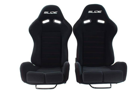 Racing seat SLIDE X3 material Black S