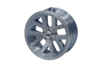 Zawieszka Slide Felga 03 Silver 70mm Brelok Bombka Świąteczna