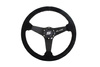 Steering wheel SLIDE 350mm offset:20mm Suede Black