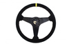 Steering wheel SLIDE 350mm offset:20mm Suede Yellow