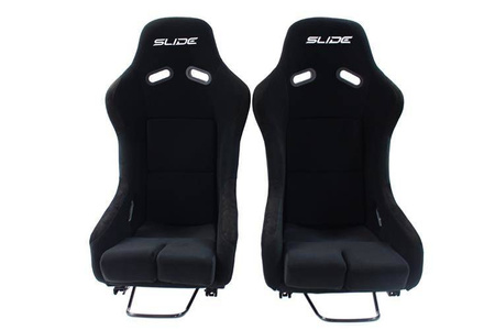 Racing seat SLIDE R1 material Black L