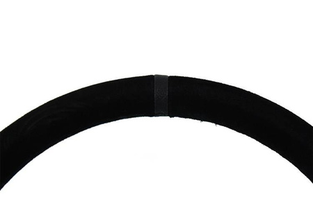 Steering wheel SLIDE 350mm offset:90mm Suede Black