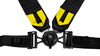 Pasy sportowe Slide V2 Quick Carbon Czarne 4P 3"