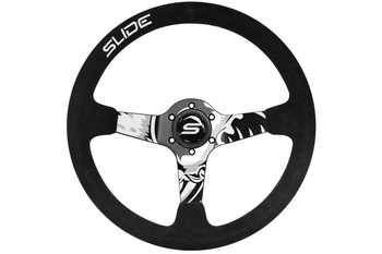 Steering wheel SLIDE 350mm offset:90mm Suede Hydrographics