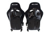 Racing seat SLIDE RS suede Black L