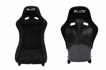 Racing seat SLIDE RS carbon Black L