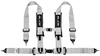 Racing seat belts Slide V2 SILVER 4P 3" E4