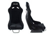 Racing seat SLIDE R1 material Black L