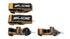 Racing seat belts Slide V2 Quick GOLD 4P 3"