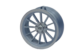 Zawieszka Slide Felga 01 Silver 70mm Brelok Bombka Świąteczna