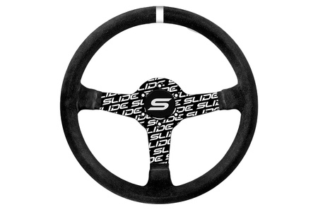 Steering wheel SLIDE 350mm offset:90mm Suede Hydrographics