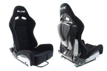 Racing seat SLIDE X3 material Black M DAMAGED