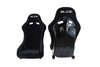 Racing seat SLIDE RS suede Black S