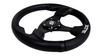 Steering wheel SLIDE 320mm offset: 20mm Leather Black