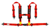 Pasy sportowe Slide V2 Czerwone 4P 2" E4