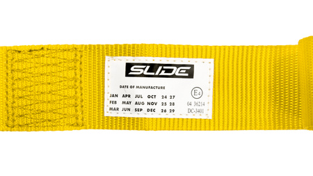 Pasy sportowe Slide V2 Żółte 4P 2" E4