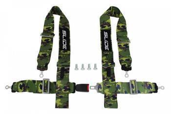 Racing seat belts Slide 4p 3" Camo