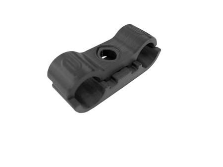 Mocowanie uchwyt przewodów 5mm podwójny ASA 4szt.