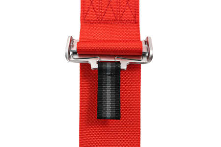 Racing seat belts Slide Quick 5p 3" Red Approval SFI