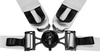 Racing seat belts Slide V2 Quick SILVER 4P 3"