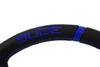 Steering wheel SLIDE 350mm offset:90mm Leather Blue