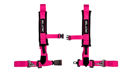 Racing seat belts Slide V2 PINK 4P 2" E4