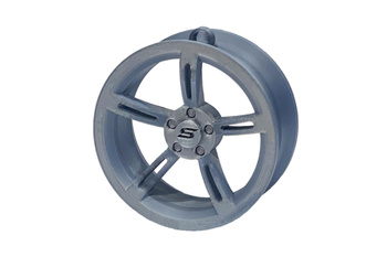 Pendant Slide Rim 04 Silver 70mm Christmas Bauble Keyring