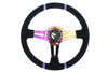 Steering wheel SLIDE 350mm offset:45mm Suede NeoChrome