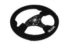 Steering wheel SLIDE 320mm offset:20mm Suede Black