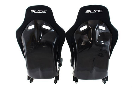 Racing seat SLIDE R1 material Black L