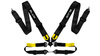 Racing seat belts Slide V2 Quick BLACK 4P 3"