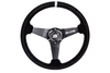 Steering wheel SLIDE 350mm offset:20mm Suede Silver