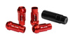 Forged wheel lug nuts SLIDE JDM Steel M12x1.5 Red ​