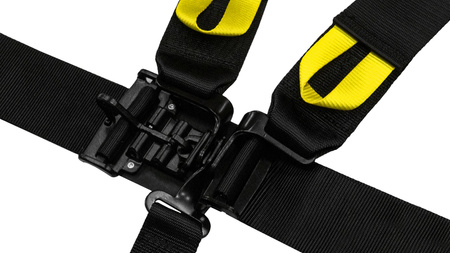 Racing seat belts Slide V2 BLACK 5P 3" Offroad