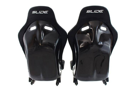 Racing seat SLIDE RS suede Black L