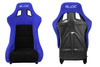 Racing seat SLIDE KS2 Premium Black & Purple Suede Black Glitter