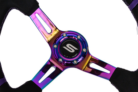 Steering wheel SLIDE 350mm offset:90mm Leather NeoChrome