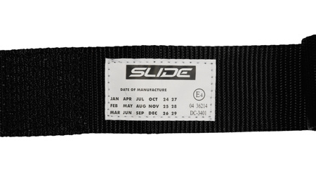 Pasy sportowe Slide V2 Czarne 4P 2" E4