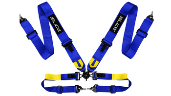 Racing seat belts Slide V2 Quick DARK BLUE 4P 3"
