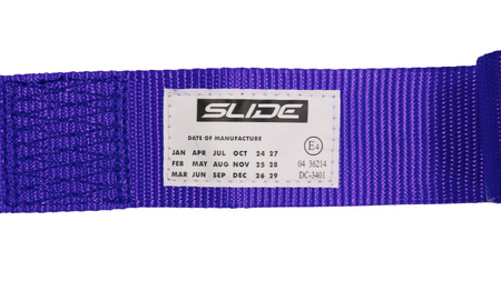 Racing seat belts Slide V2 PURPLE 4P 2" E4