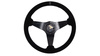 Steering wheel SLIDE 350mm offset:20mm Suede Black