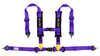 Racing seat belts Slide V2 PURPLE 4P 2" E4
