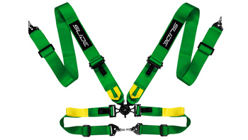 Racing seat belts Slide V2 Quick DARK GREEN 4P 3"