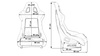 Racing seat SLIDE KS2 Premium Light Grey Suede Silver Glitter