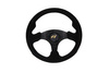 Steering wheel SLIDE 320mm offset:20mm Suede Black